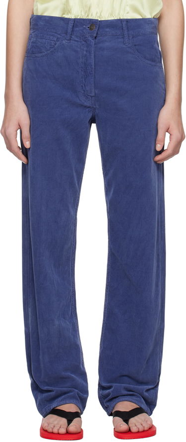 Hlače The Row The Row Tarley Corduroy Trousers Modra | 8766-W3737, 0