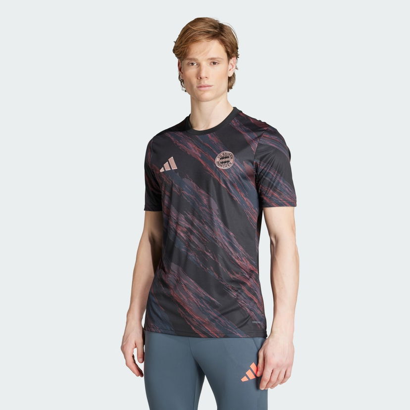 Dres adidas Performance FC Bayern Pre-Match Jersey 25/26 Črna | JN5630