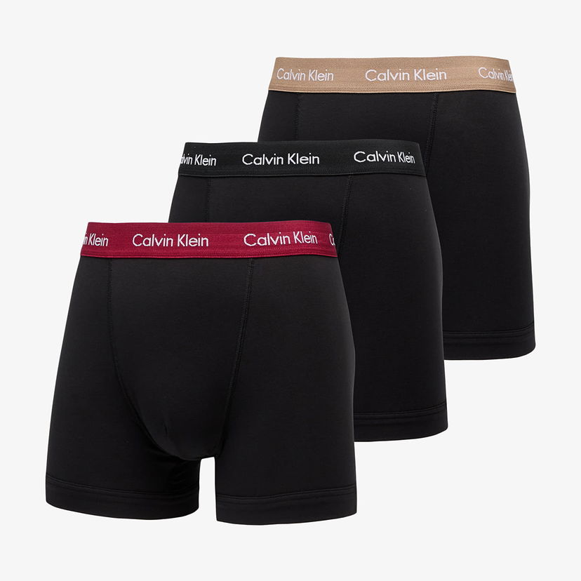 Boksarice CALVIN KLEIN Trunk 3-Pack Black Črna | U2662G NOP
