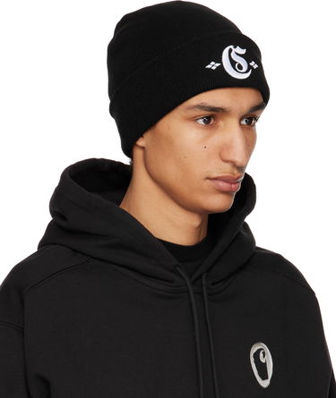 Beanie Carhartt WIP Work In Progress Greatest Hits Embroidered Logo Beanie Črna | I034367, 1