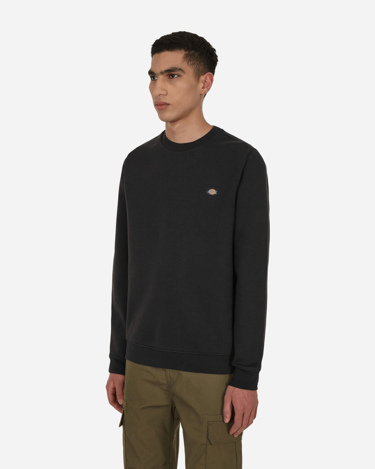 Pulover Dickies Oakport Crewneck Sweatshirt Črna | DK0A4XCE BLK1, 1