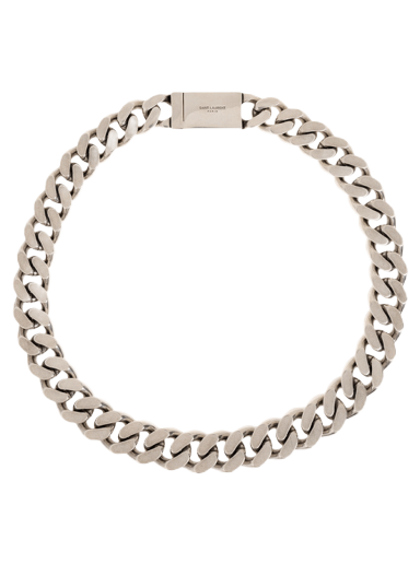 Ogrlica Saint Laurent Necklace Siva | 691326 Y1500 8142