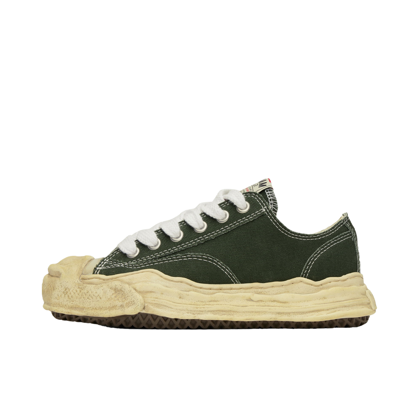 Superge in čevlji Maison MIHARA YASUHIRO Hank OG Dyed Sole Canvas Low-Top Zelena | A13FW733