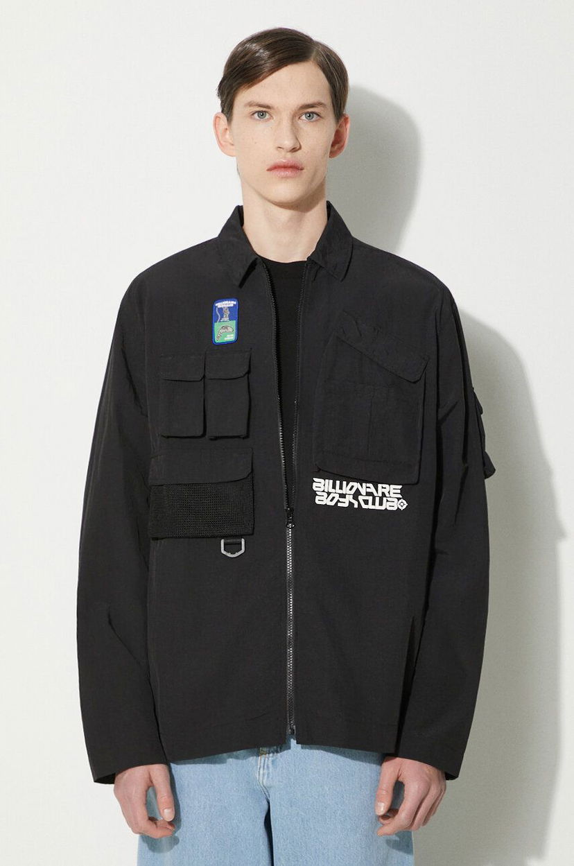 Srajce BILLIONAIRE BOYS CLUB Billionaire Boys Club Multi Pocket Overshirt Črna | B24239