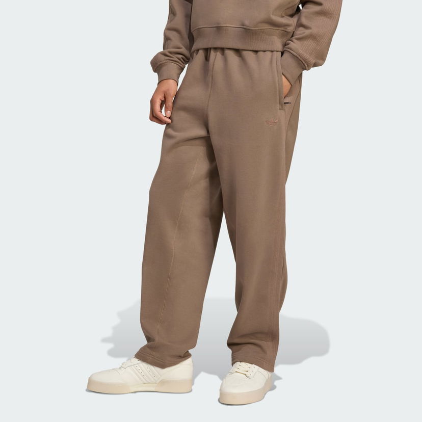 Trenirka adidas Performance Premium Essentials Open Hem Pants Rjava | JW1046