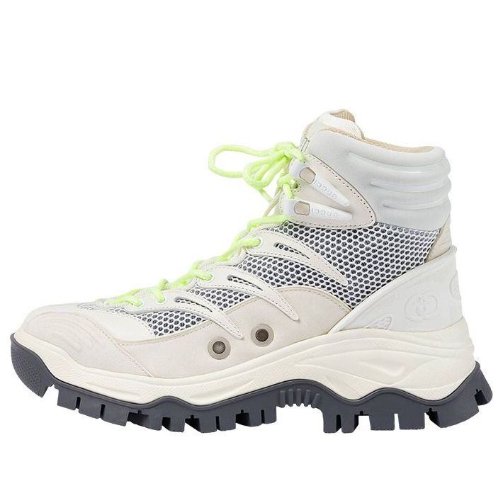 Superge in čevlji Gucci Lace Up Ankle Boot Bela | 701268-2KD20-9094, 0
