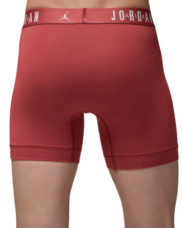 Boksarice Jordan Jordan Flight Cotton Core 3-Pack Boxer Shorts Rdeča | jm0622-x69, 3