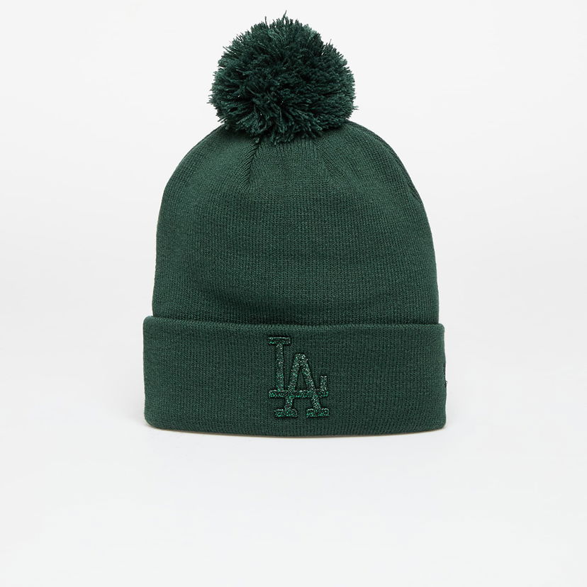 Beanie New Era Los Angeles Dodgers Beanie Metallic Bobble Dark Green Zelena | 60580770