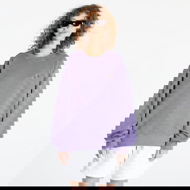 Pulover Carhartt WIP Nelson Sweat Arrenga Garment Dyed Lila | I029957.1D3GD, 5