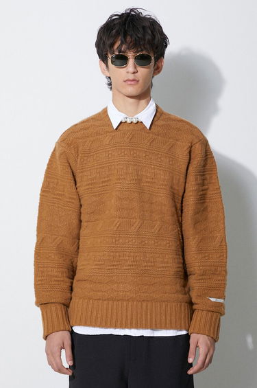 Pleteni pulover ADER ERROR Brown Seltic Knit Sweater Rjava | BMADFWKT0305, 4