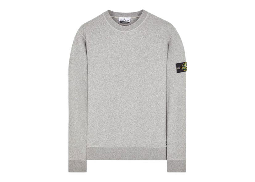 Pulover Stone Island Crewneck Sweatshirt Dust Siva | 801563051 - V0064