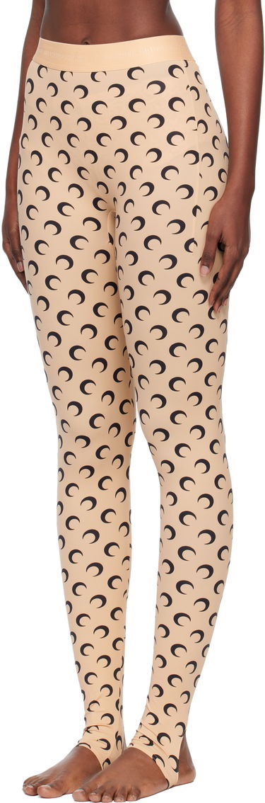 Pajkice Marine Serre Stirrup Leggings with Moon Print Rdeča | WPA111A CJER0001, 3
