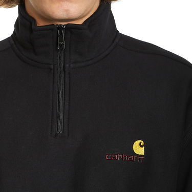 Pulover Carhartt WIP American Script Sweat Črna | I027014.89.XX, 2