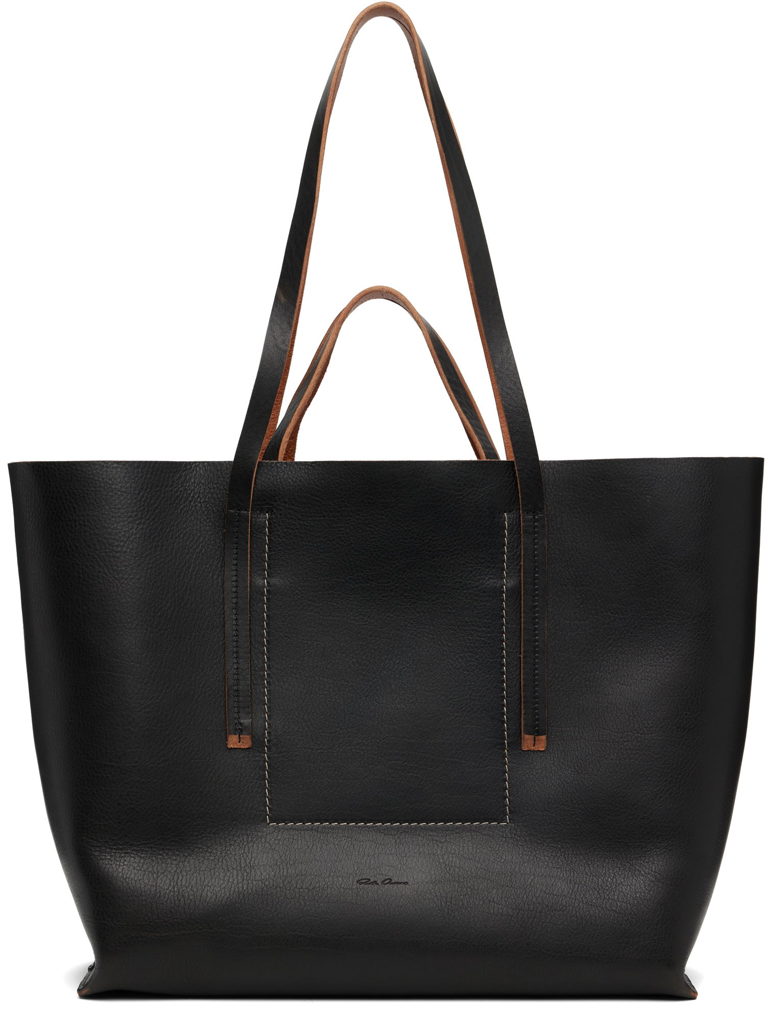 Tote bag Rick Owens Rick Owens Concordians Shopper Tote Črna | RA02E0762 LGET, 0