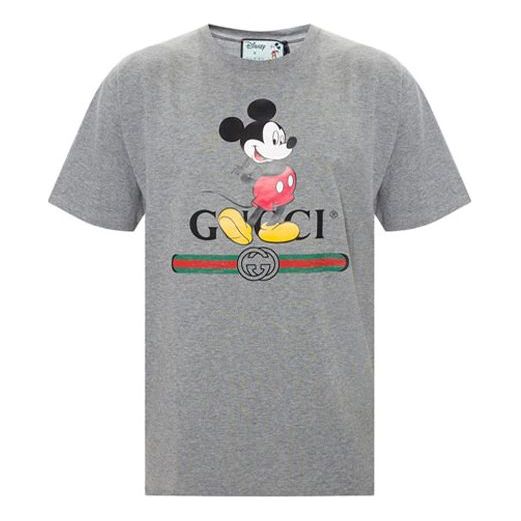 Majica Gucci Disney x  Mickey Mouse Print T-Shirt Siva | 565806-XJB67-1093