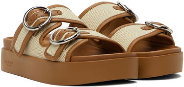 Modni dodatki rag & bone Rag & Bone Geo Buckle Platform Slides Rjava | WFF24PF034CV34, 3