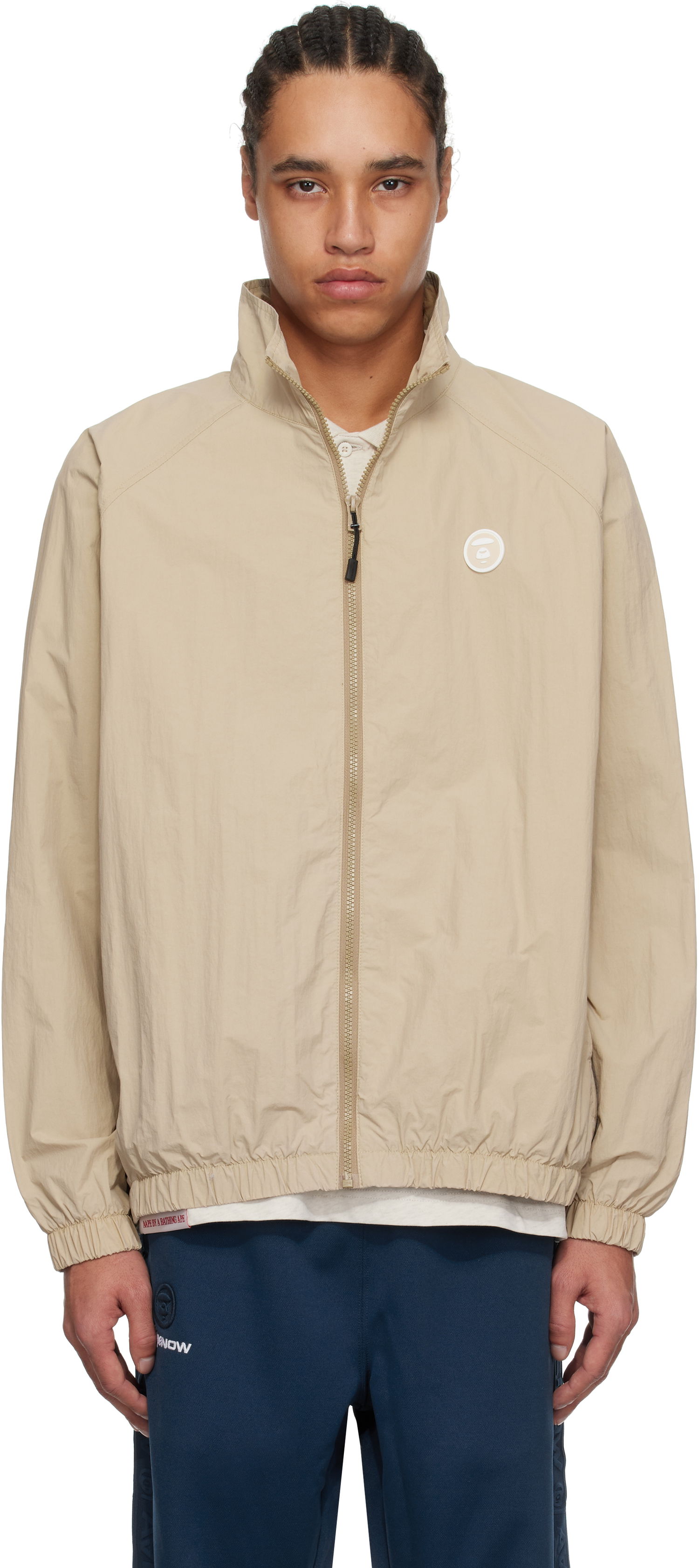 Vetrovka AAPE by A Bathing Ape AAPE by A Bathing Ape 'AAPE Now' Lightweight Jacket Bež | AAPLJM7703XXNBGL, 0