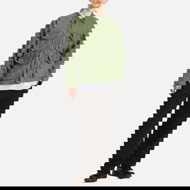 Jakna Neighborhood BDU Shirt, Size Large Zelena | 251SPNH-SHM04-OLV, 4