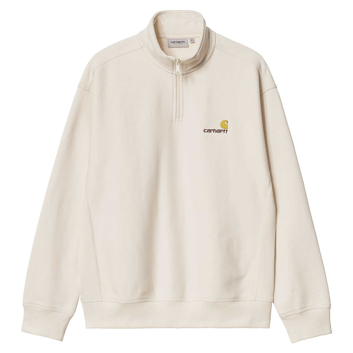 Pulover Carhartt WIP Half Zip American Script Bež | I027014.05XX, 1