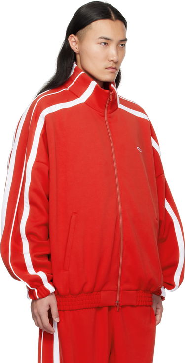 Trenirka VETEMENTS Vetements Oval Logo Gym Track Jacket Rdeča | UA66JA360R, 1