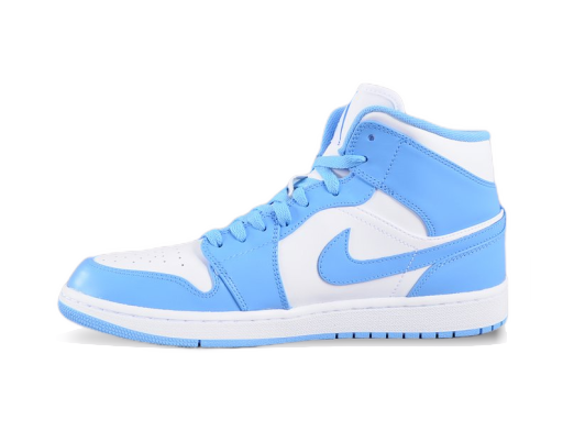 Omejena izdaja Jordan Air Jordan 1 Mid "UNC" Modra | 554724-106