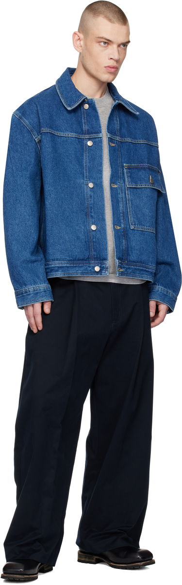 Jakna Studio Nicholson Studio Nicholson Petar Denim Jacket Modra | PETAR SNM-1079, 3