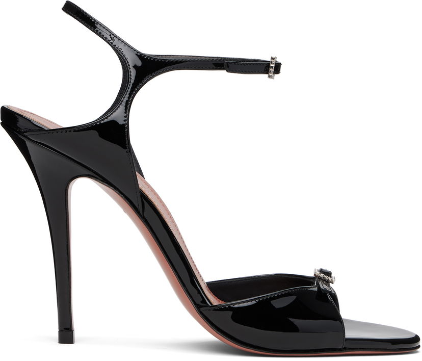 Modni dodatki Amina Muaddi Amina Muaddi Adut Heeled Sandals Črna | ADUT SANDAL