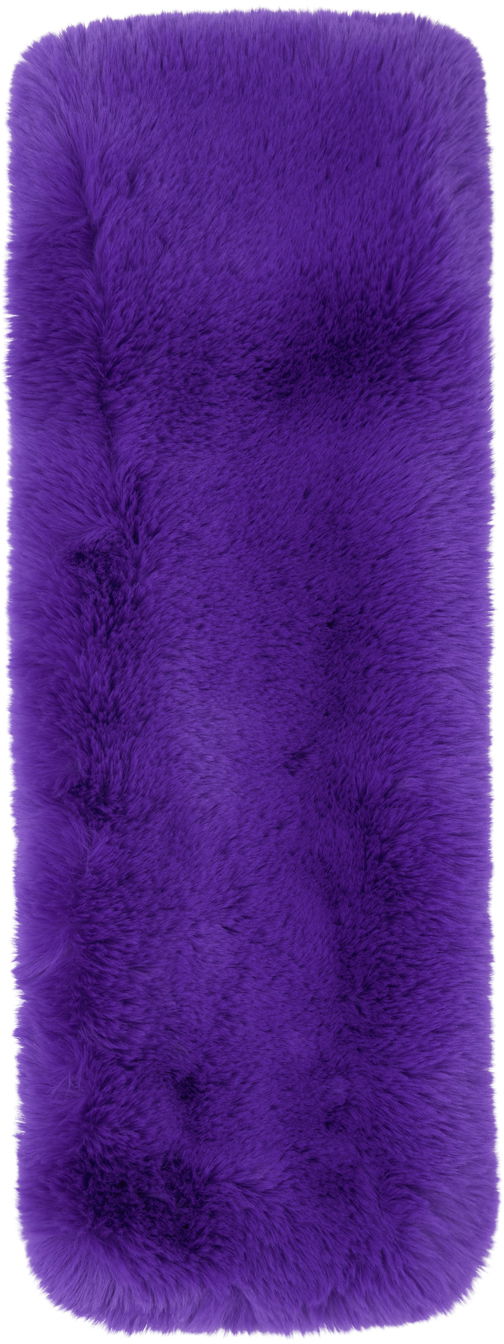 Šala Acne Studios Acne Studios Furry Scarf Lila | CA0349-