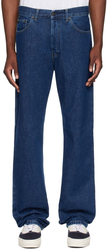 Kavbojke Carhartt WIP Nolan Straight-Leg Jeans Mornarica | I033006, 0