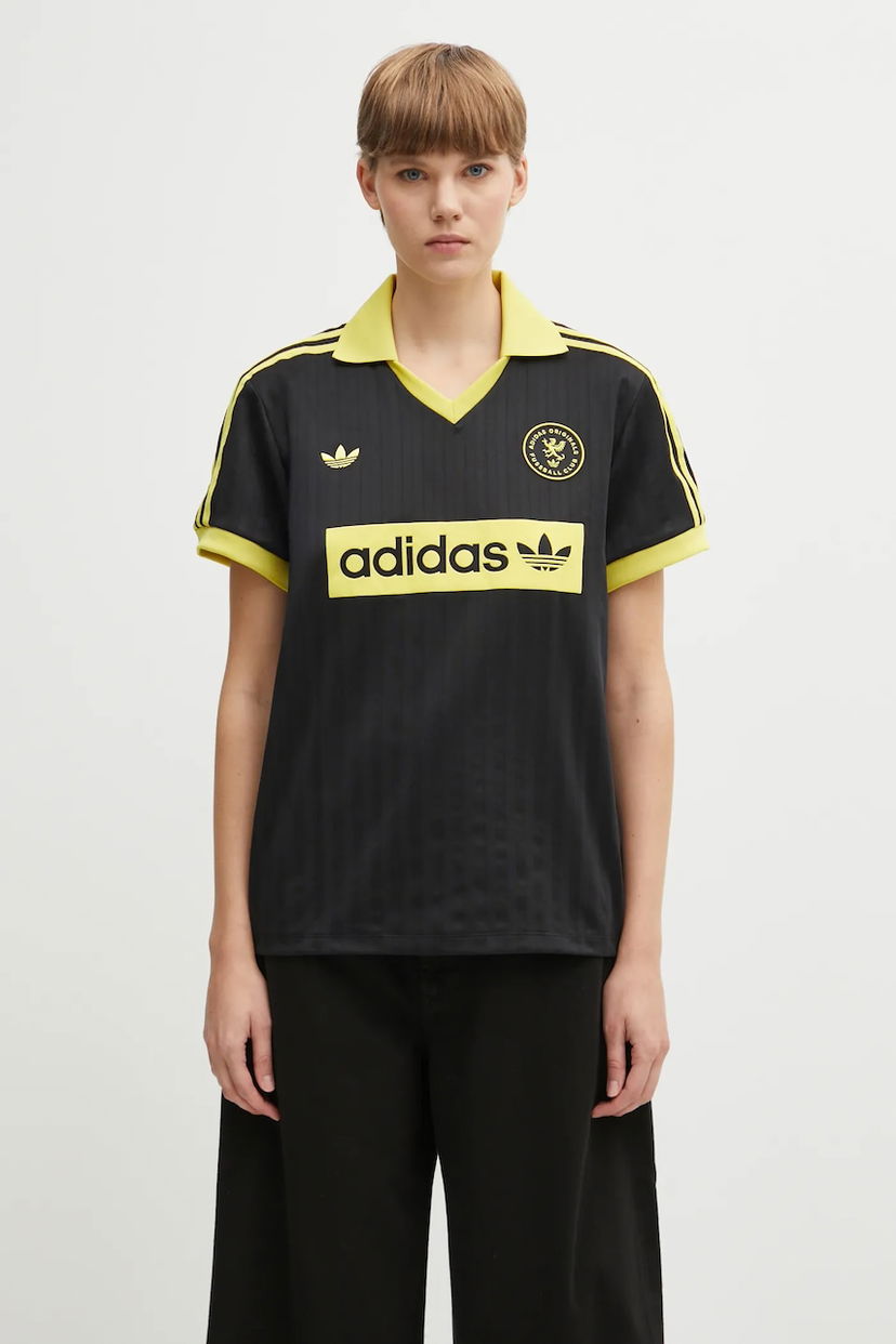 Dres adidas Originals Originals Football Club Tee Črna | JW2562