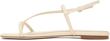 Modni dodatki Aeyde Aeyde Ella Leather Toe-Post Sandals Bež | A11-FS-BERS8MFL-0121-100-007, 2