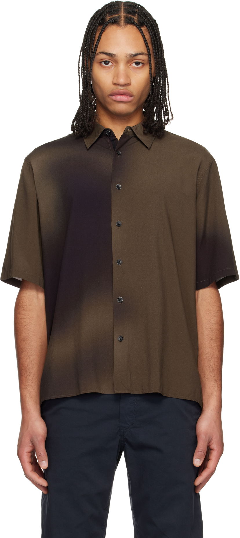 Srajce rag & bone Rag & Bone Dalton Printed Shirt Rjava | MBW24HA013PTML