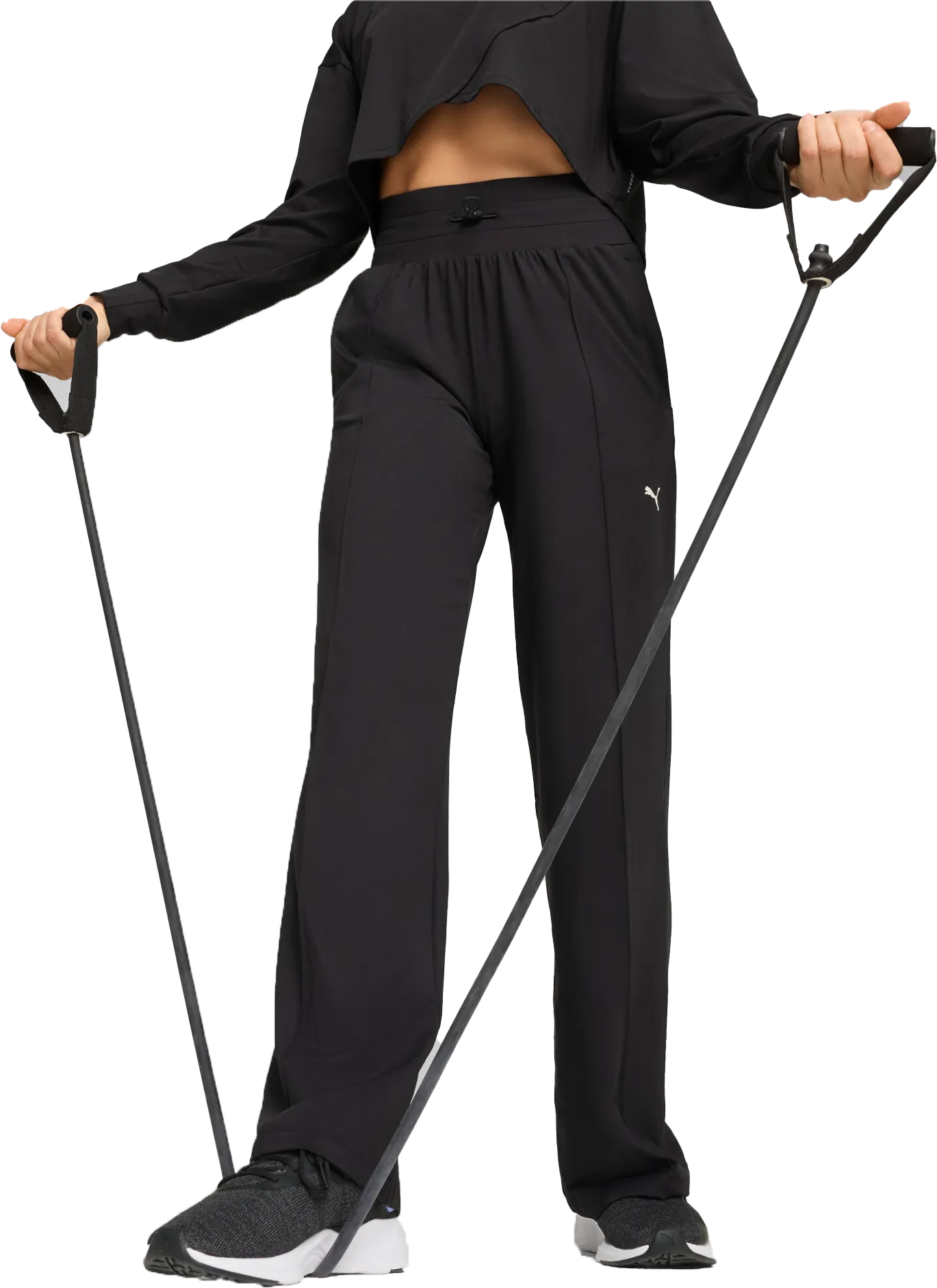 Trenirka Puma Puma CLOUDSPUN HW Wide Leg Pants Črna | 525764-01, 0