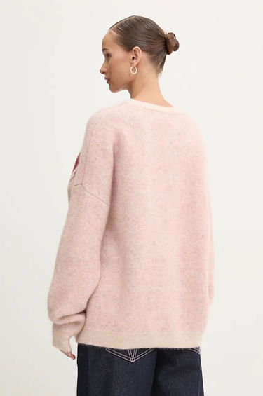 Pleteni pulover Fiorucci Fiorucci Warm Knitted Sweater Roza | U01FMKSW255KN11MU01, 2