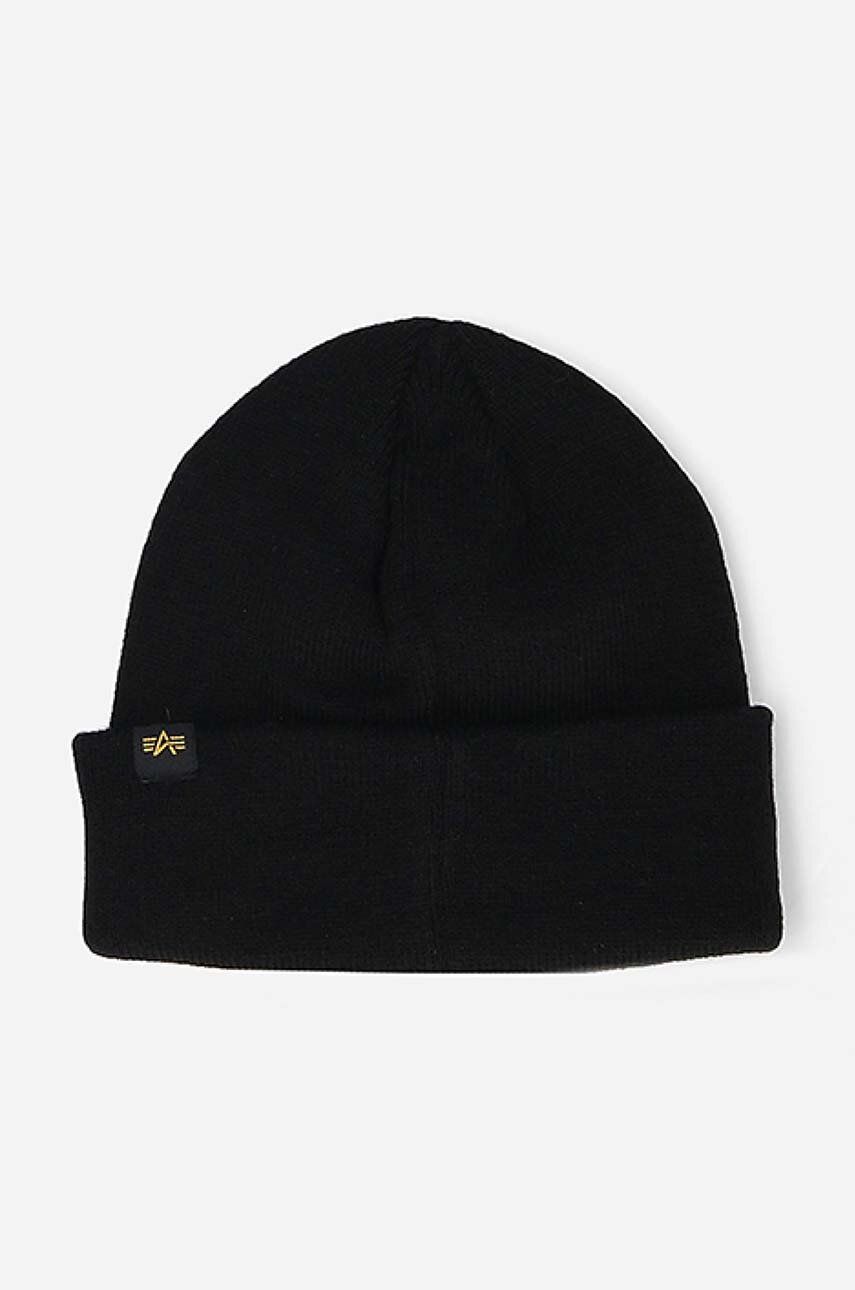 Beanie Alpha Industries Beanie Thin Knit Črna | 168910.94, 1