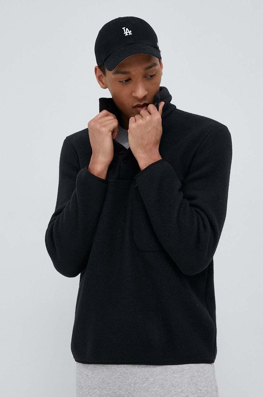 Pulover Peak Performance Fleece Snap T-neck Črna | G78899, 0