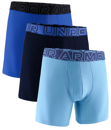 Boksarice Under Armour Under Armour SOLID 6in 3-Pack Boxer Shorts Turkizna | 1383878-418, 0