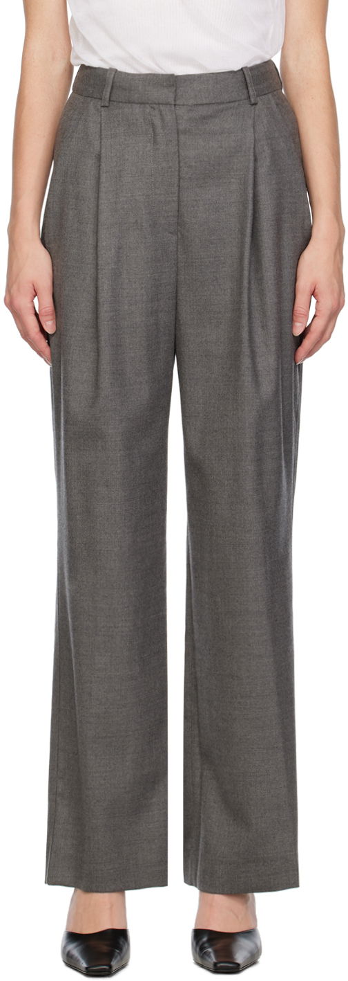 Hlače Loulou de Saison Loulou de Saison Solo Trousers Siva | SOLO