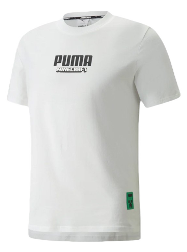 Majica Puma x MINECRAFT Graphic Bela | 534374_02