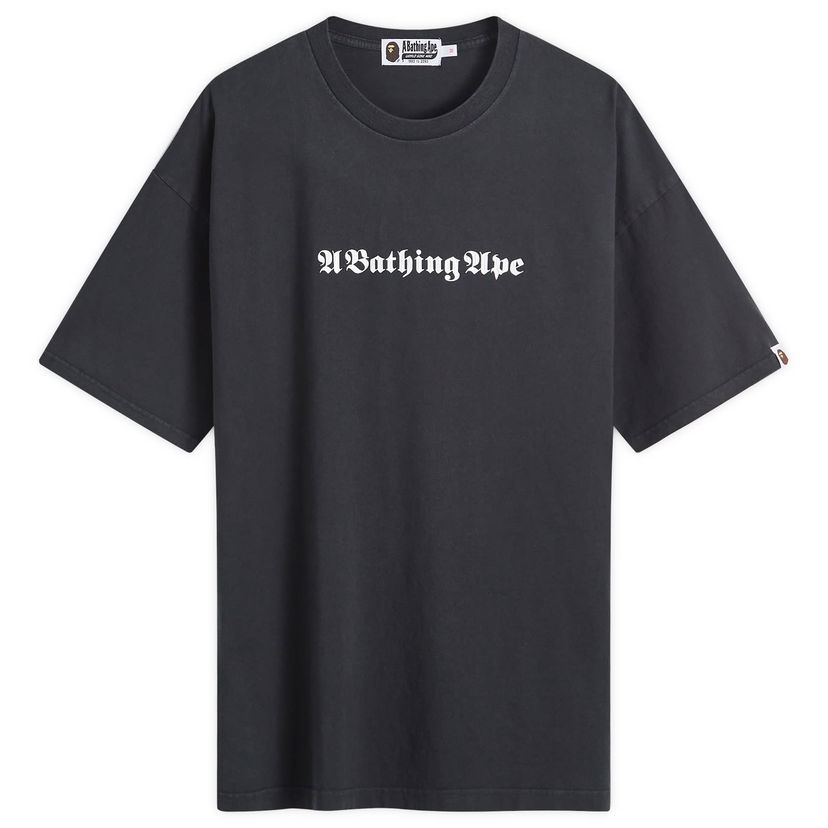 Majica BAPE A Bathing Ape Women's Pigment Dye T-Shirt in Black, Size Medium | END. Clothing Črna | 001CSK302002L-BLK