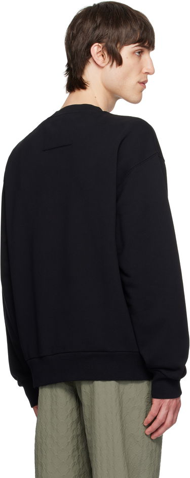 Pleteni pulover Givenchy Givenchy Cotton Sweatshirt with Patches Črna | BMJ0LC3YQQ001, 2