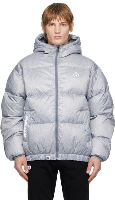 Puhovka AAPE by A Bathing Ape AAPE by A Bathing Ape 'AAPE NOW' Down Jacket Siva | AAPDNM7654XANGY2, 0