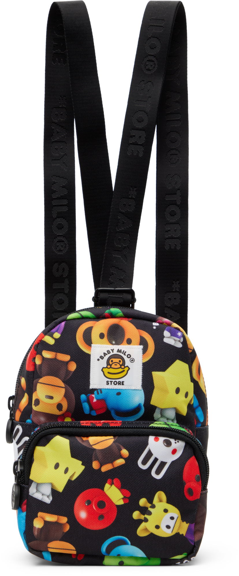 Nahrbtnik BAPE Milo 3D All Print Pattern Micro Backpack Črna | 0MXBGW4280XXO