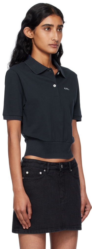 Polo majica A.P.C. A.P.C. Océane Cropped Polo Bela | COGWZ-F26522, 4