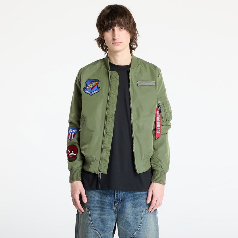 Bomber jakna Alpha Industries Alpha Industries MA-1 TT Flying Tigers Bomber Jacket Zelena | 156129-01