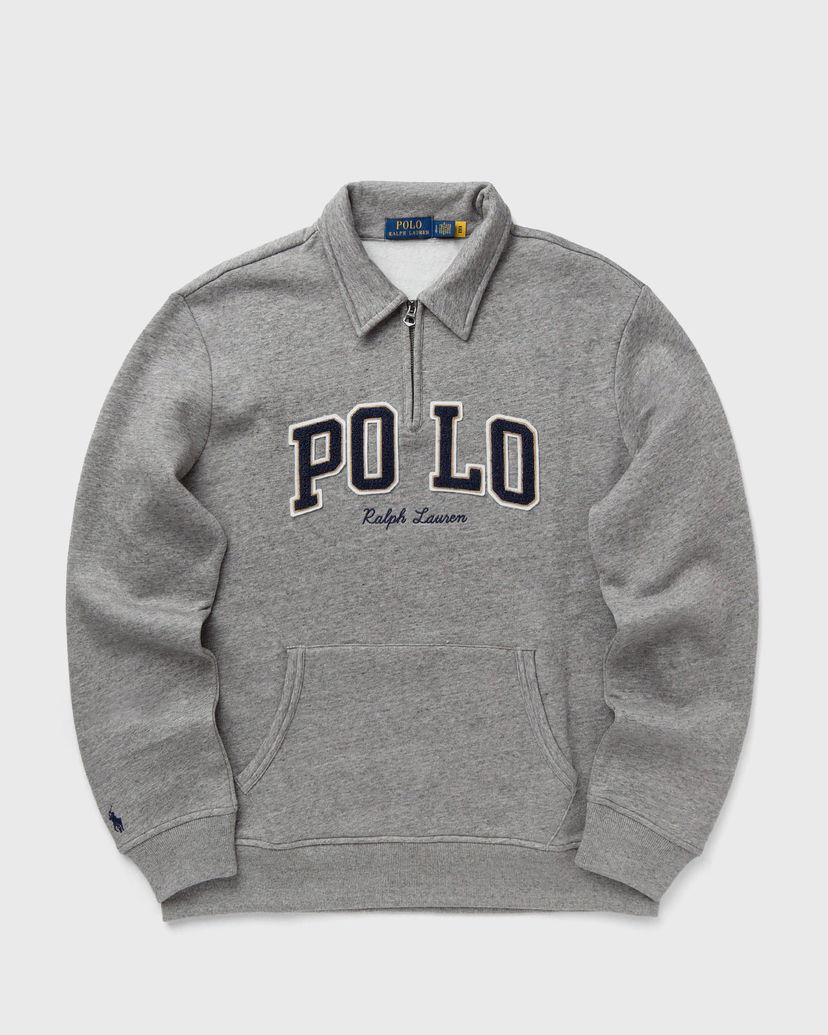 Pulover Polo by Ralph Lauren Polo Ralph Lauren Fleece Quarter-Zip Sweatshirt Siva | 710981150001