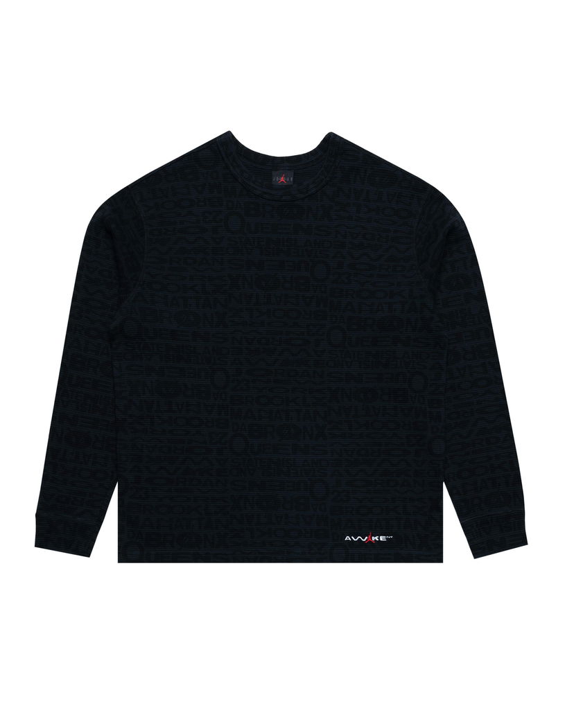 Majica Jordan Awake NY Thermal Long Sleeve T-Shirt Črna | IB7955-010
