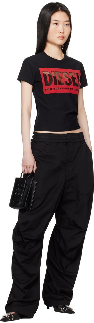 Cargo hlače Diesel P-Arne-Fem-P2 Cargo Pants Črna | A15324 0AJEB, 3