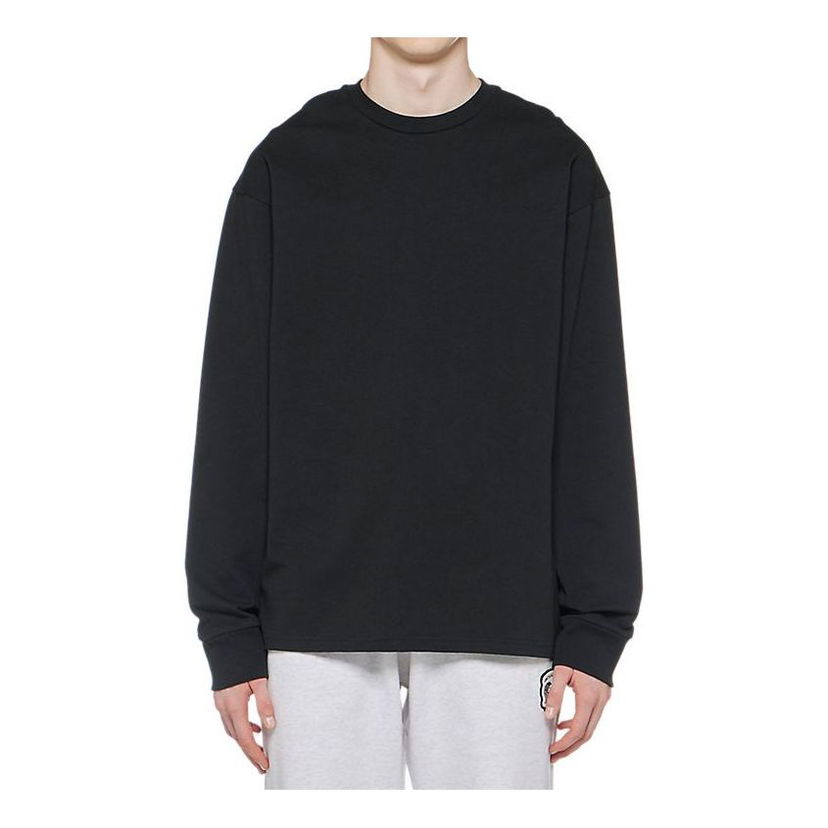 Pleteni pulover Onitsuka Tiger Tiger Graphic Long Sleeve T-Shirt Črna | 2183B306-001