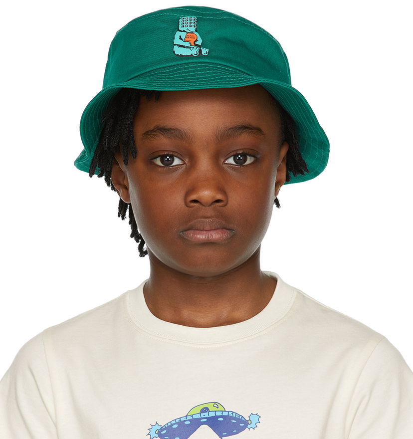 Klobuk Brain Dead Brain Dead Bear Brain Bucket Hat Zelena | BDS21H10002137BL04